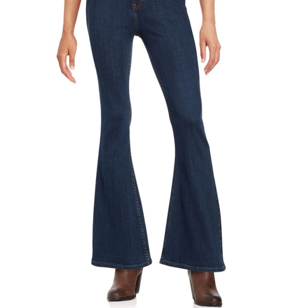 Free People flare high rise jeans